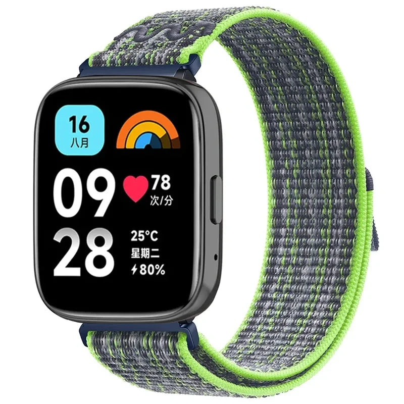 Nylon Loop Strap for Redmi Watch 5 Active/ltie 22mm 20mm Sports Band for Xiaomi Mi Watch 3 Lite/Active