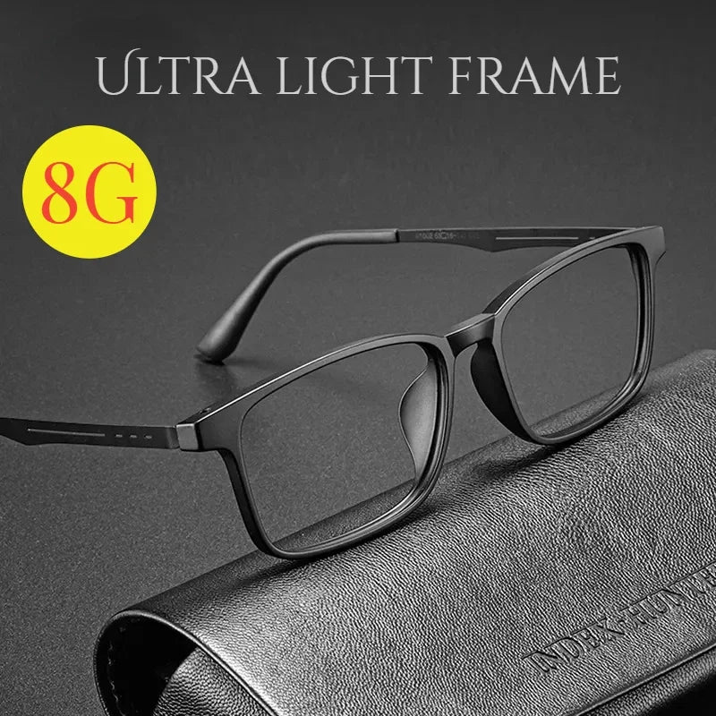 FG Ultralight Titanium Frame Reading Glasses for Men Anti Blue Light Women's Prescription Eyeglasses +1.0 To +4.0