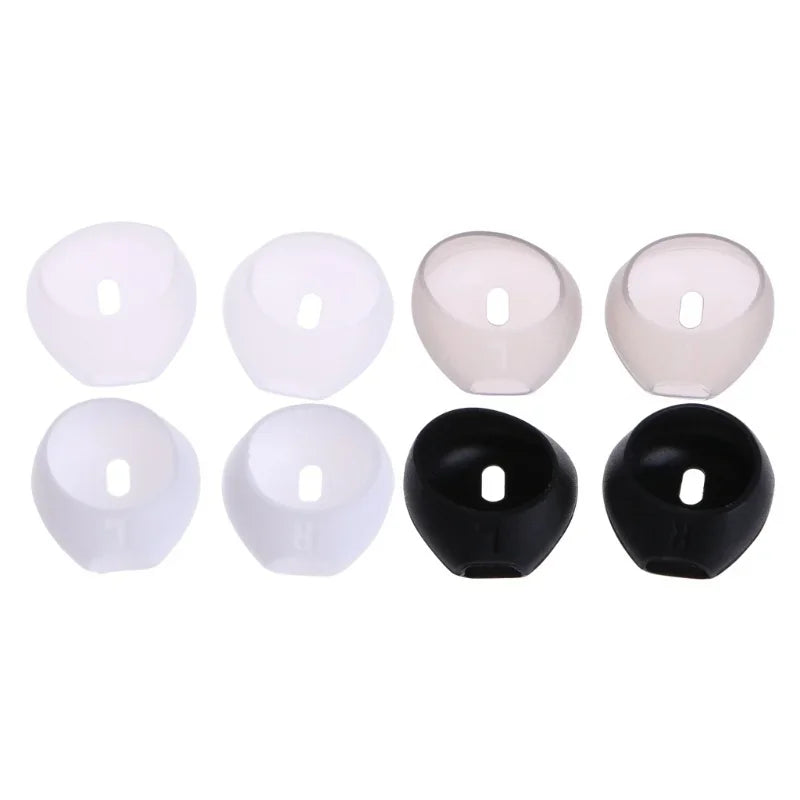 1/2/5Pairs Anti Slip Silicone Earbuds Cover Universal Wired Wireless Headphone Anti-lost Protector Ear Cap For Airpods Eartip