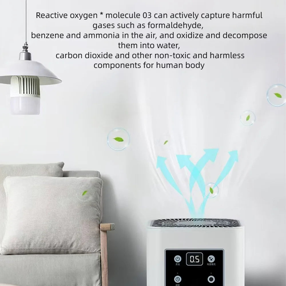 Air Purifier Intelligent Aldehyde Removal Haze Second-hand Smoke Odor Removal Negative Ion Antibacterial Household Air Filter