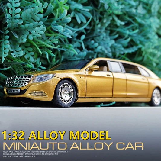 1:32 Maybachs S650 Alloy Car Model Diecasts & Toy Vehicles Metal Toy Car Model High Simulation Sound Light Collection Gift