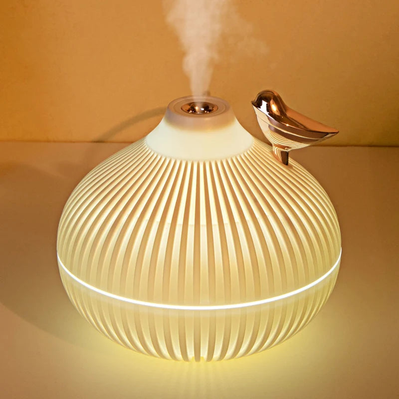 300ml USB Air Humidifier, Small Onion Style Humidifier With Night Light, Atmosphere Light, Mini-size USB Air Humidifier For Home