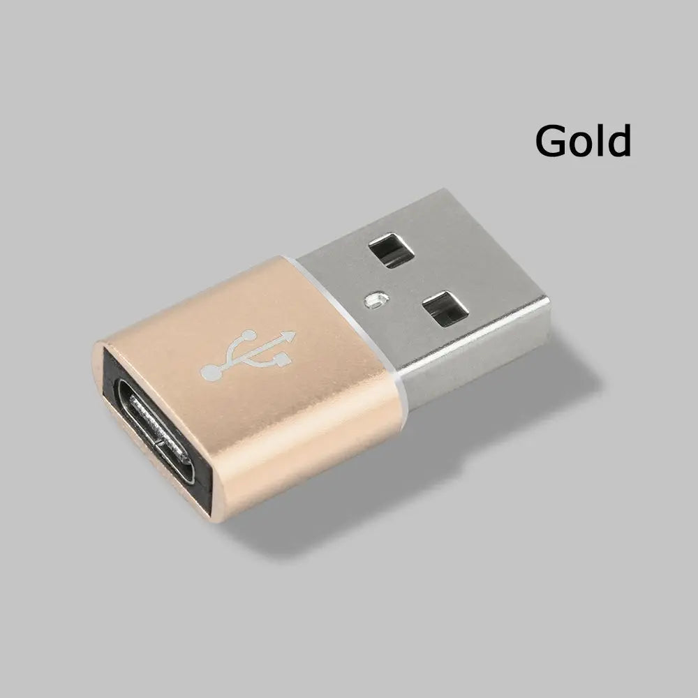 Mini Mobile Metal Type C to USB 3.0 Connector Converter Cable Adapter