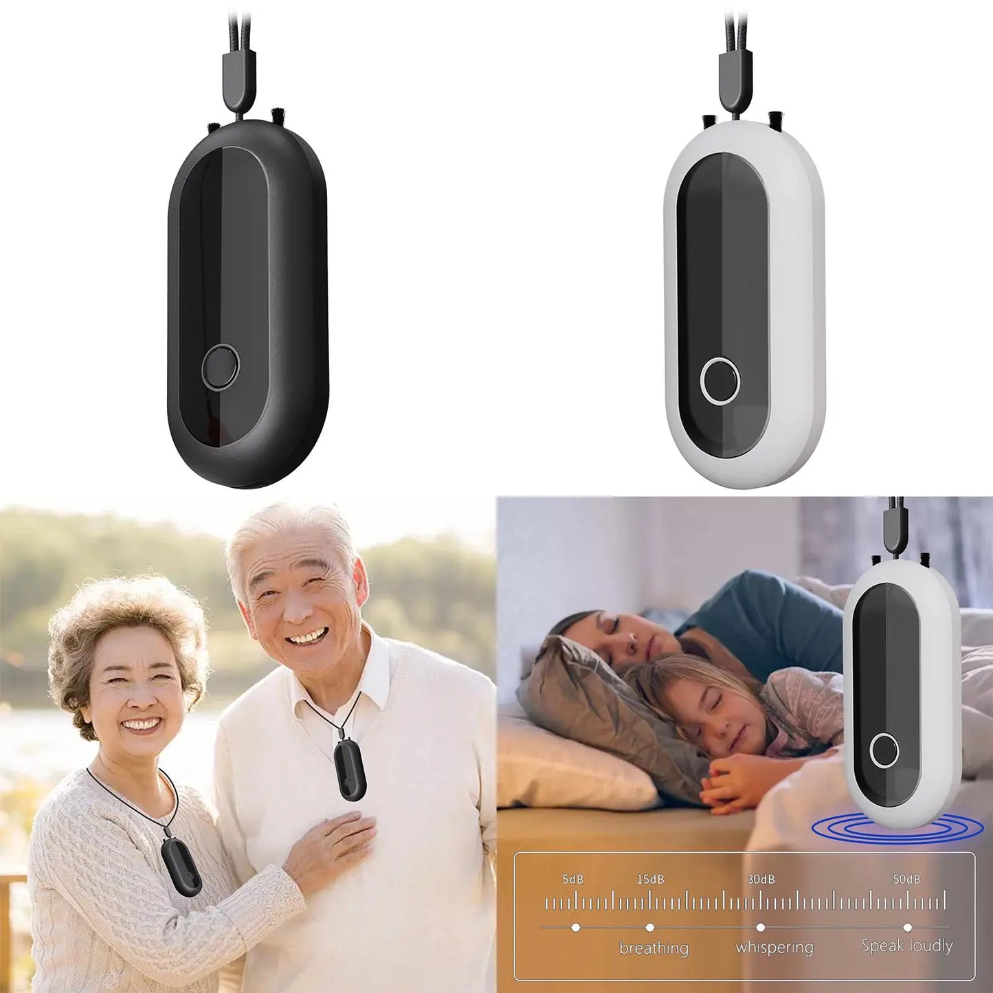 Portable Personal Wearable Necklace Negative Ionizer Anion Air