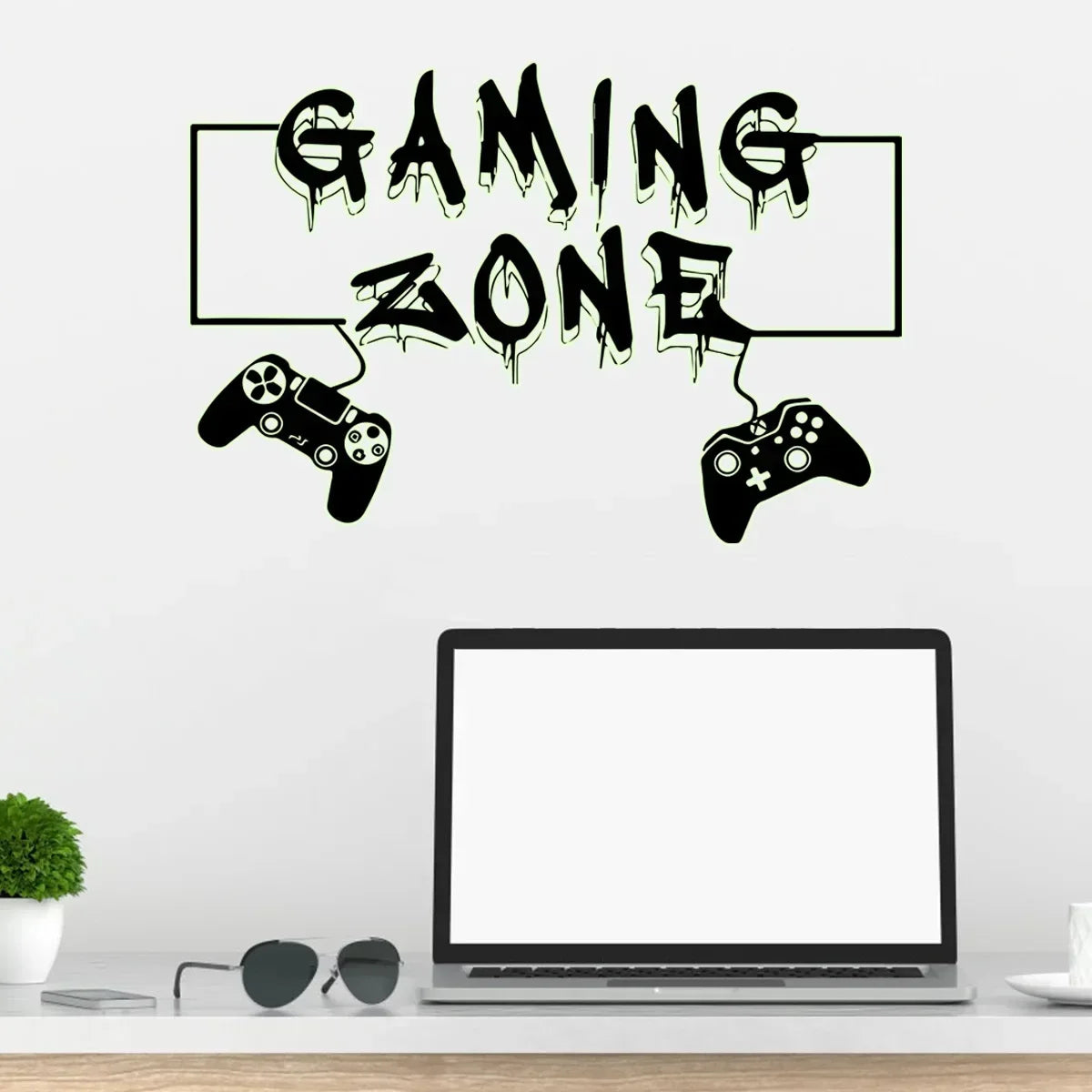 Starry Sky Game Handle Gaming Zone Video Game Decor Luminous Creative Decorative Glow in The Dark Wall Sticker for Living