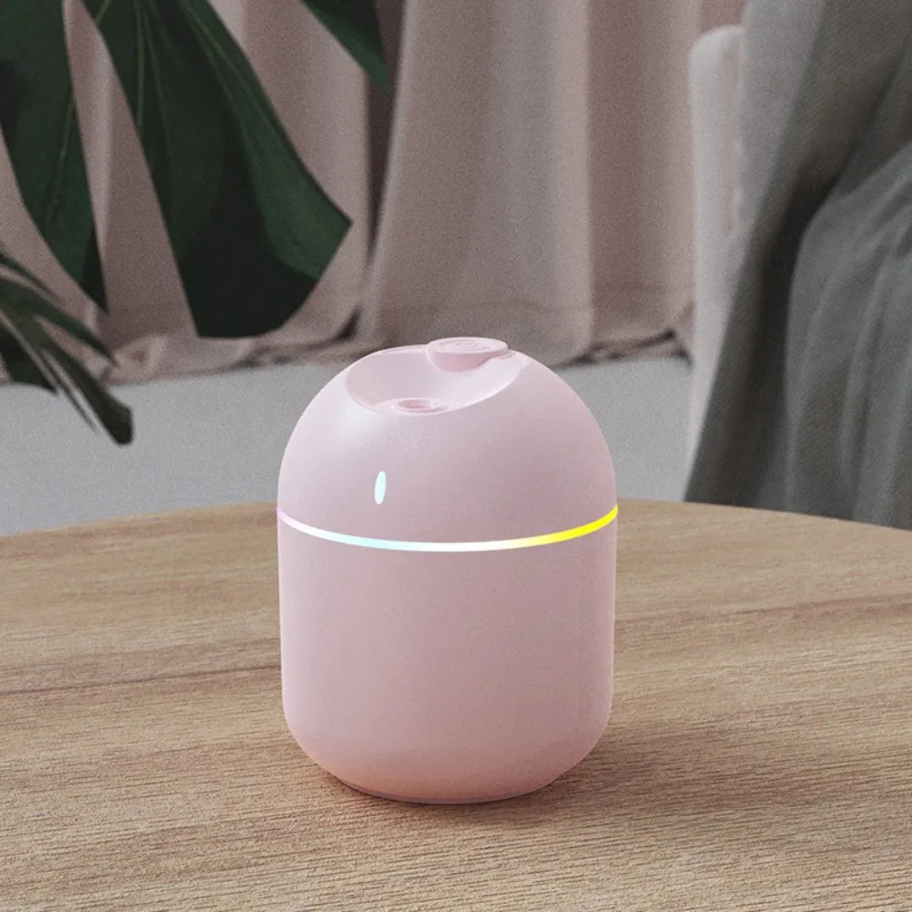 270ML Air Humidifier Cool Mist Aroma Diffuser LED Night Light  power-off protect USB Humidificador For Home Office