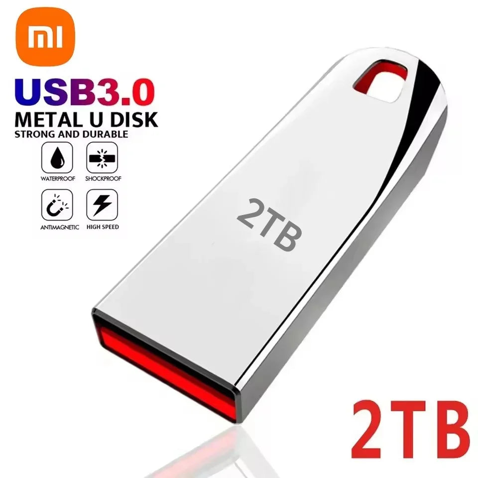 Xiaomi 2TB USB 3.0 Metal Flash Drives High Speed Pendrive 1TB 512GB 256GB Portable Usb Drive Waterproof Memoria Usb Flash Disk