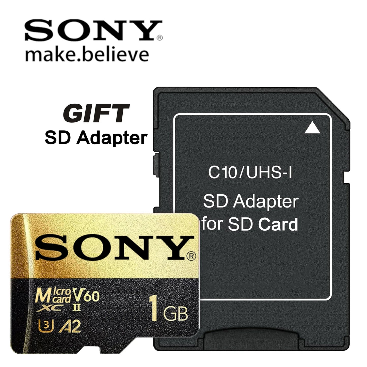 Sony SD Memory Card High Speed Micro TF SD Card 128GB 1TB 512GB 256GB A2 U3 V30 SD TF Flash Cards For Xiaomi Phone Computer