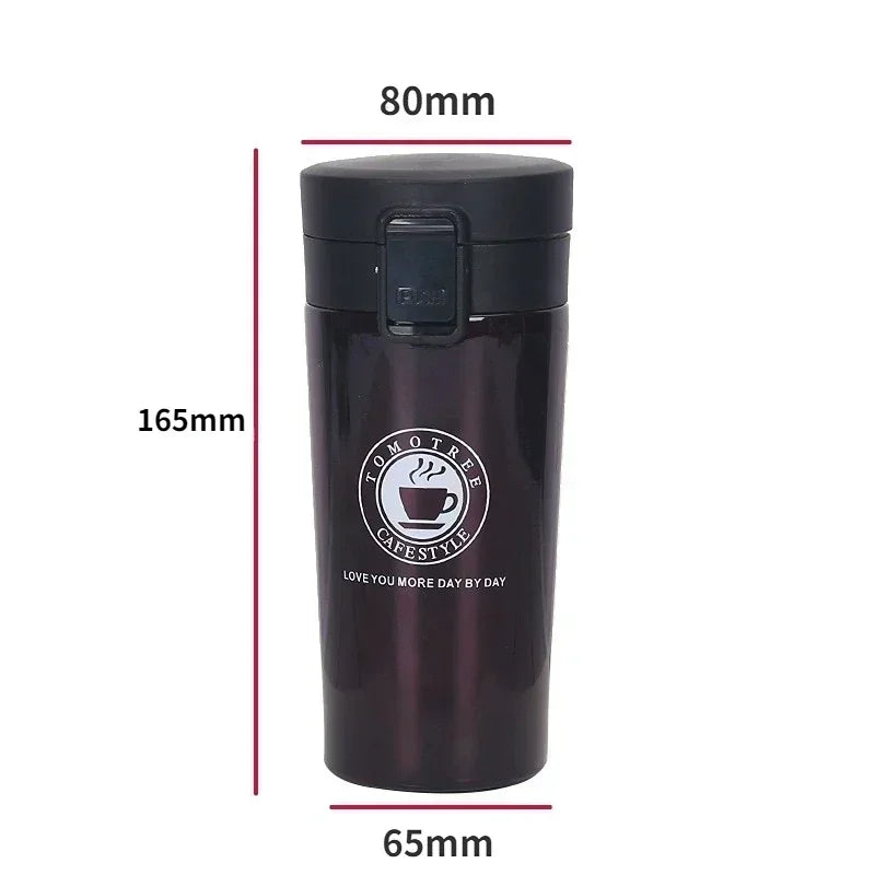 Thermal Mug Double Wall 304 Stainless Steel Coffee Cup Tea Vacuum Flask Thermos Water Bottle Leak-proof Thermos Mug Coffee