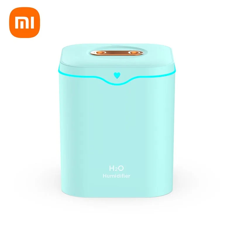 Xiaomi 2000ML USB Air Humidifier Double Spray Port Essential Oil Aromatherapy Humificador Cool Mist Maker Fogger Purify for Home