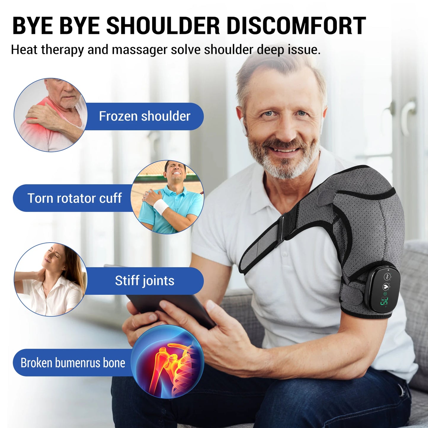 Electric Heating Shoulder Massager