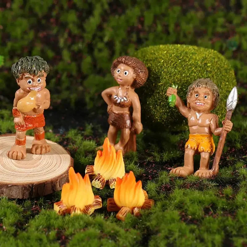 Resin Bonfire Model Miniature Decoration Campfire Toy Artificial Bonfire Resin Craft Ornament Campfire Miniature