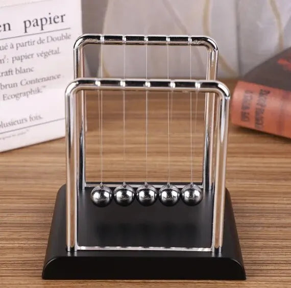 Newton's Cradle Balance Steel Ball Teaching Supplies Physics Science Pendulum Desktop Toys Stress Relief Gifts Home Decoration