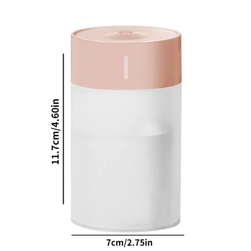 Air Humidifier Portable Mini USB Aroma Diffuser Ultrasonic Colorful Cup Bedroom Home Car Plants Purifier Humificador 260ML