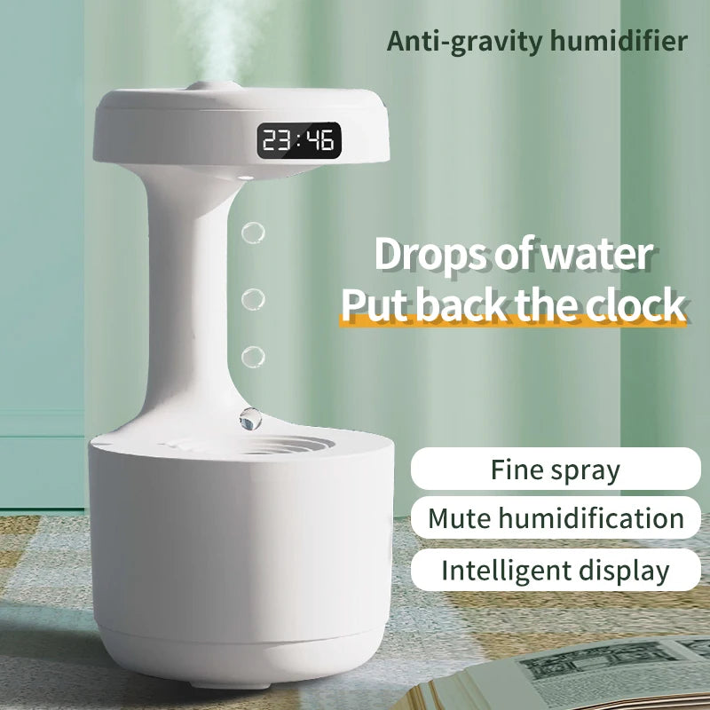 New Anti-Gravity Humidifier Desktop Mute Large Capacity Small Household Air Humidifier Bedroom Air Purification Fog