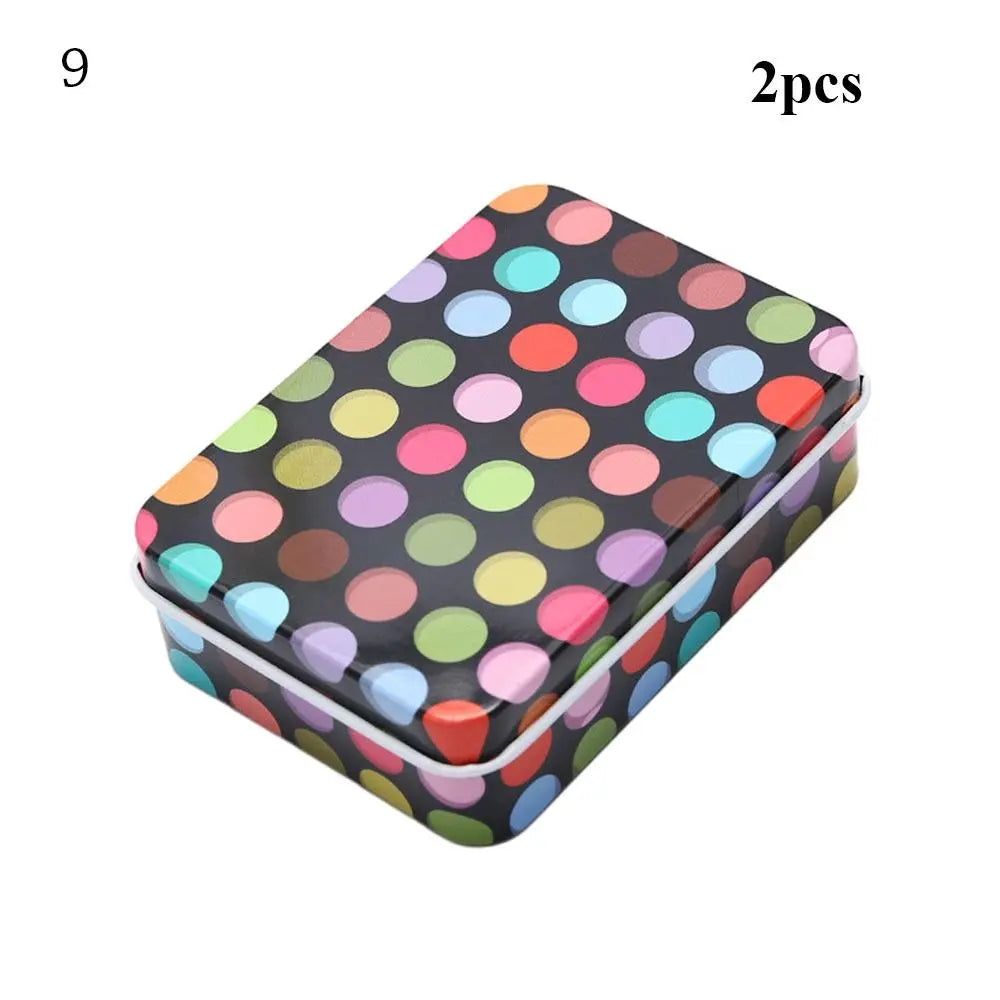 Multiple Styles Aluminum Tin Jar Square Shape Cosmetic Container Refillable Tea Cans Bottles Metal Box for Cream Balm Candle