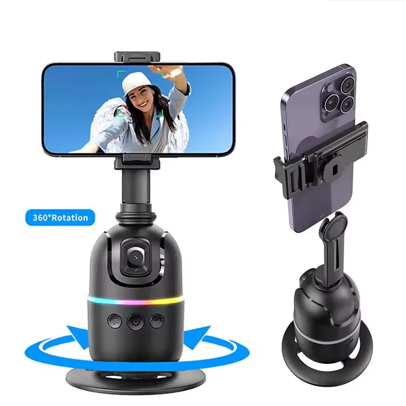 FANGTUOSI AI Smart Gimbal 360° Selfie Stick Auto Face Tracking Gimbal Rotation For Smartphone video Vlog Stabilizer Phone Holder