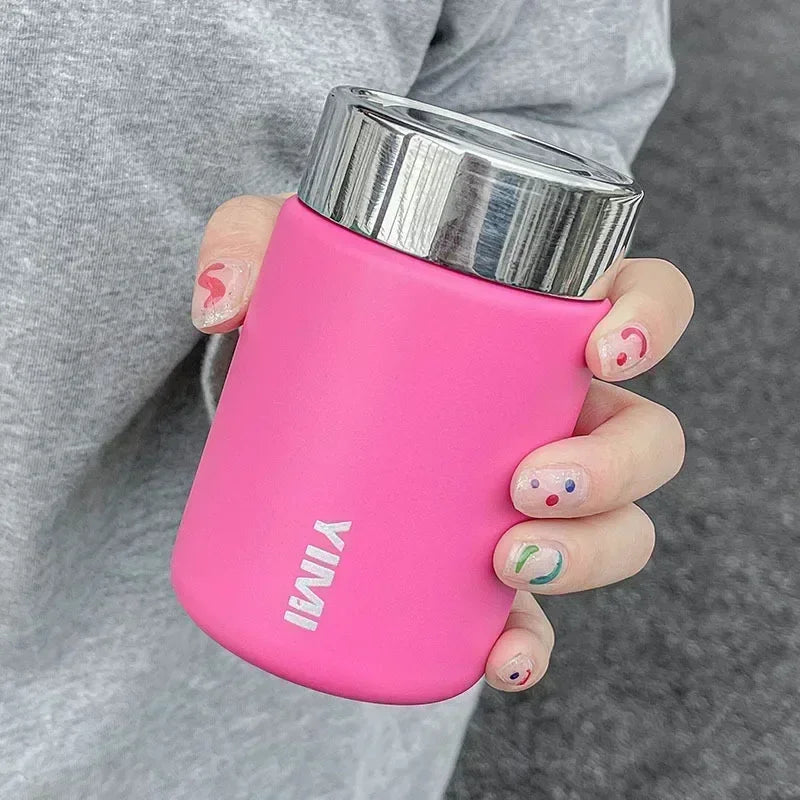 230ml Mini Stainless Steel 316 Thermos Mug Fashion Portable Pocket Vacuum Flask Coffee Tea Thermal Water Bottle Tumbler