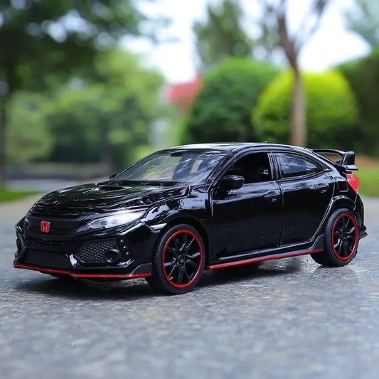 1:32 Honda CIVIC TYPE-R Sport Car Alloy Metal Diecast Model Car Computer Desktop Ornaments Toys for Children A109