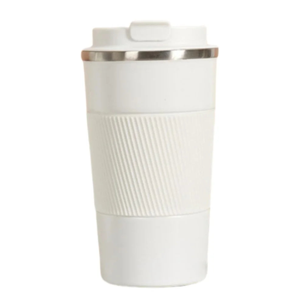 Stainless Steel Insulated Cup 12.85/17.25oz Double-layer Leak-Proof Travel Mug For Outdoor Sports Car Use Portable Vacuum Bottle