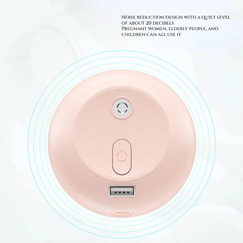 Portable 220ml H2o Mini Cup Spray Mist humidifier Double Wet Aroma Essential Oil Diffuser Car usb air humidifier