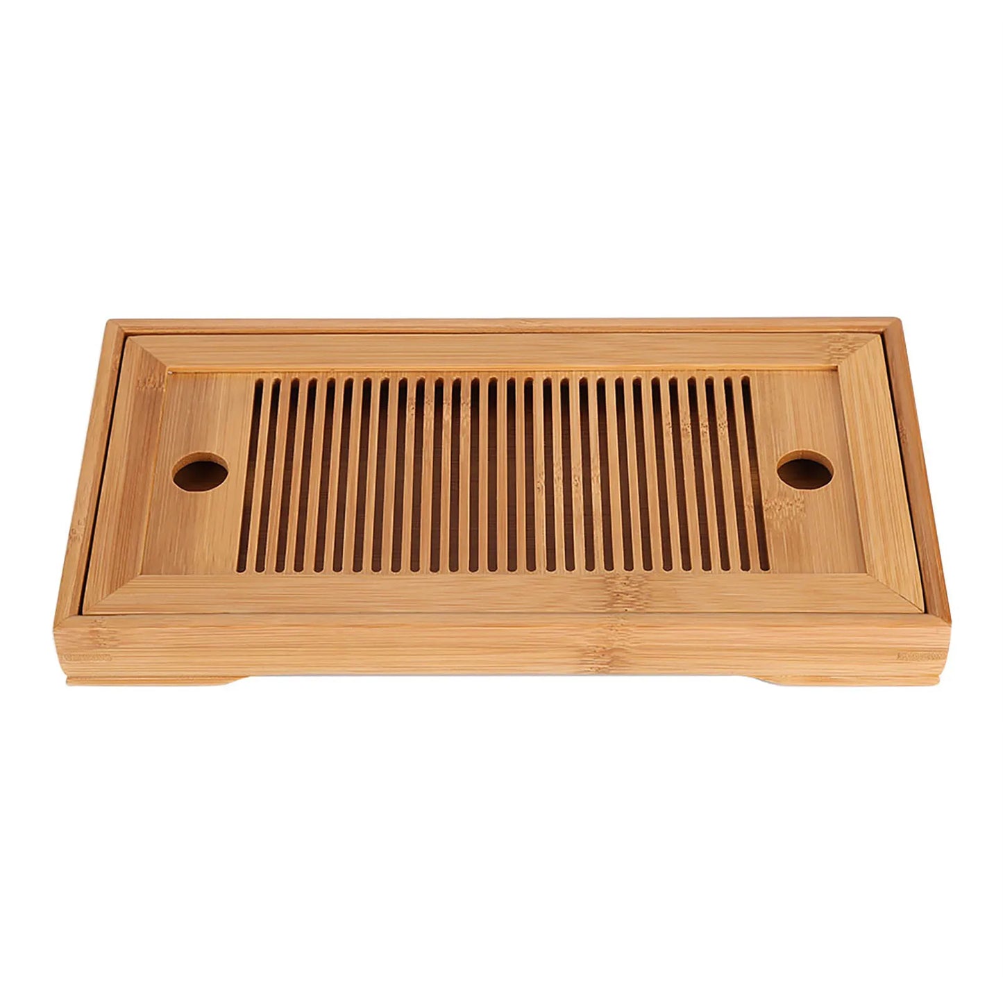 Bamboo Tea Tray Chinese Gongfu Tea Mini Serving Table for Teahouse Home Office Bamboo Tea Tray Gongfu Tea Tray Tea Serving Table