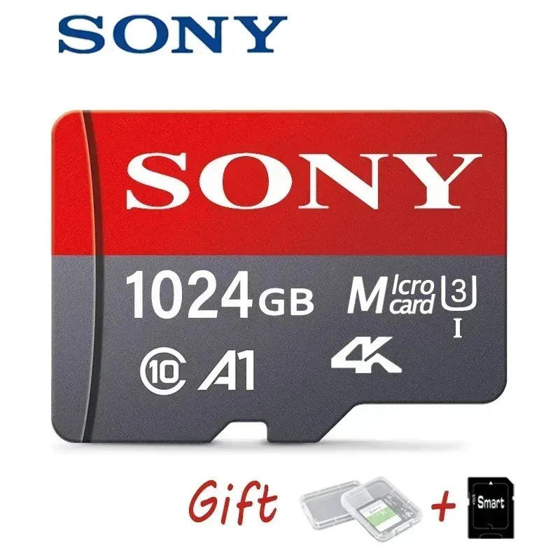 SONY Micro SD TF Card Mini 1TB Memory Card Class 128GB 256GB High Speed Cartao De Memoria Flash Memory TF Mecard C10 For Xiao Mi