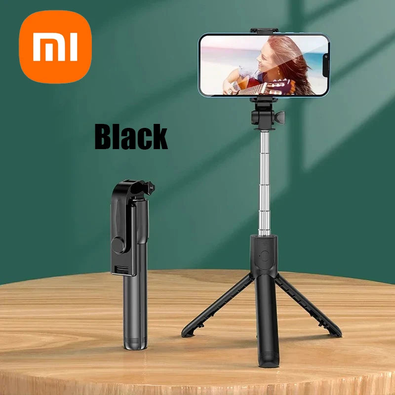 Xiaomi Bluetooth Selfie Stick Tripod Holder With Remote Shutter Fill Light Extendable Wireless Remote Retractable Phone Stand