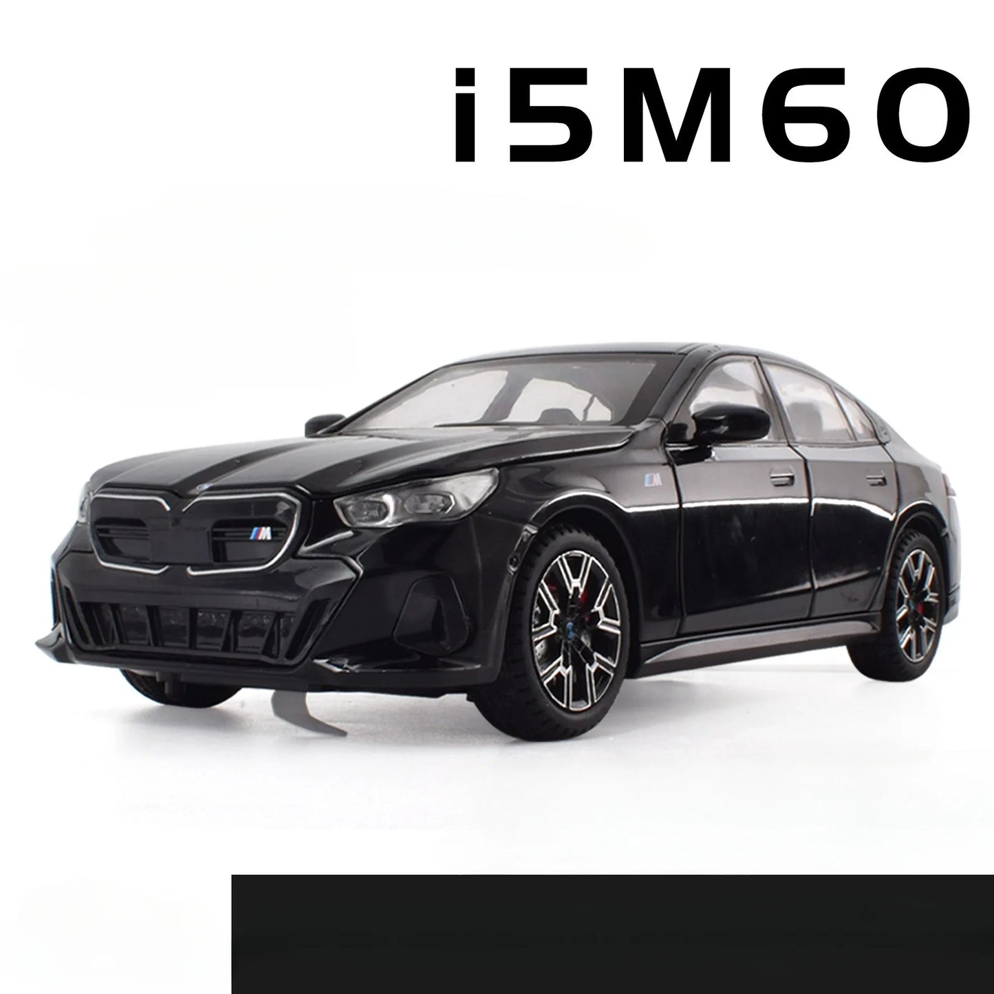 1:24 BMW I5 M60 Alloy Diecast Model Car Die Casting Children's Toy Car Birthday Gift For Boy Present Hobby Collect