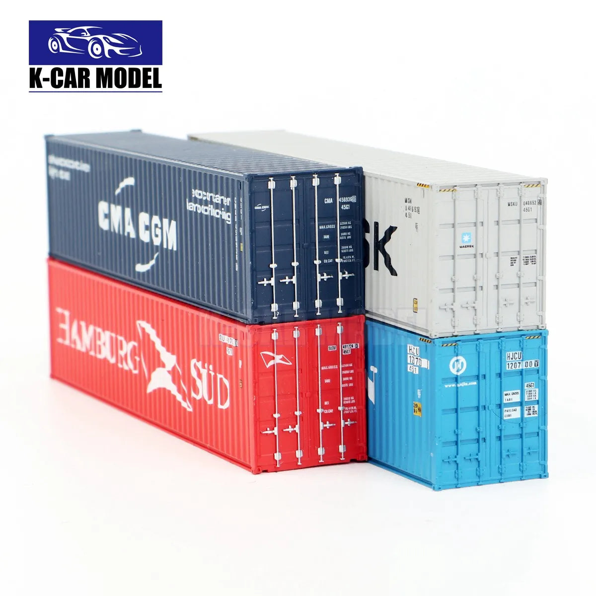 N Scale 1/160 40ft Shipping Container Model Railway Cargo Box 40' 1pc