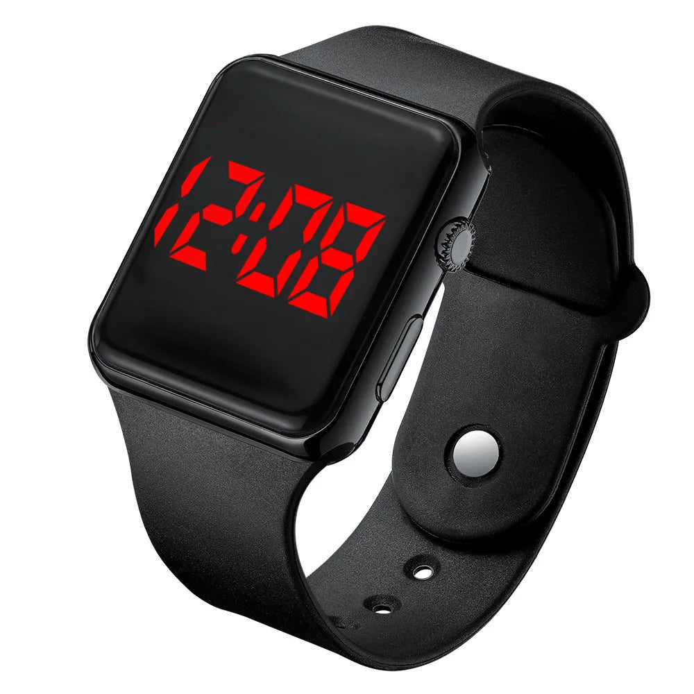 Sports Watch For Women And Men Electronic LED Digital Watch Fashion Casual Simple Silicone Female Watch Electronic Clock