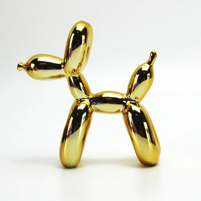 Nordic Electroplated Balloon Dog Ornaments Home Living Room TV Cabinet Creative Decoration Resin Crafts