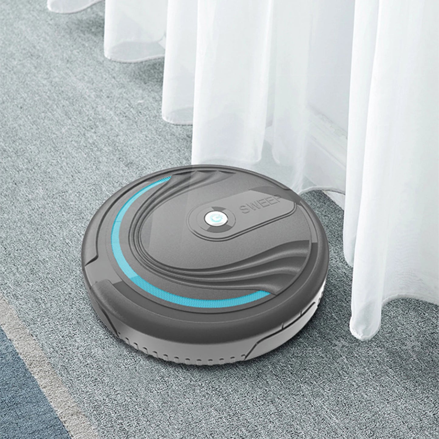 Portable Home Vacuum Cleaner Lightweight Smart Robotic Vacuum Cleaner Robot Vacuum Cleaner Multi-Mode Household Vacuum Cleaner