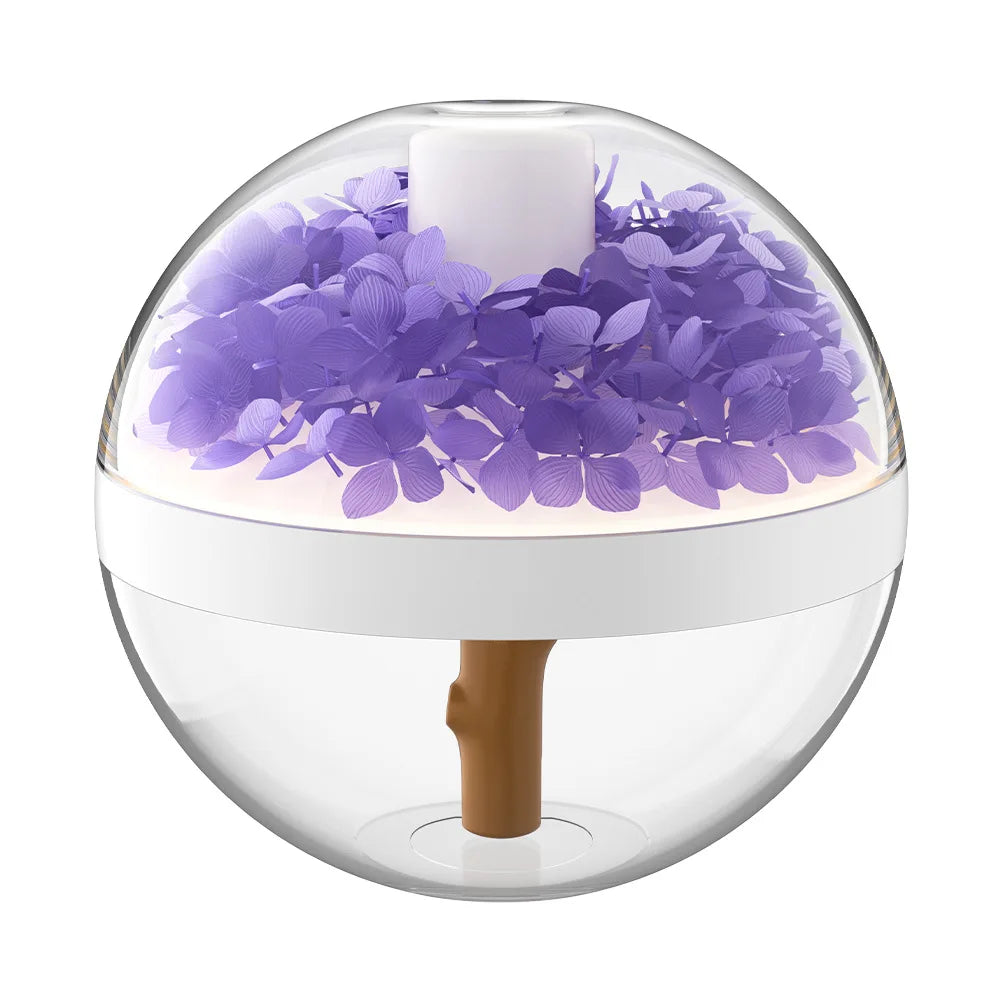 270ML Air Humidifier Home Hydration Humidifier Colour LED Light Mist Maker USB Mute Air Humidifier Eternal Flower Humidificador