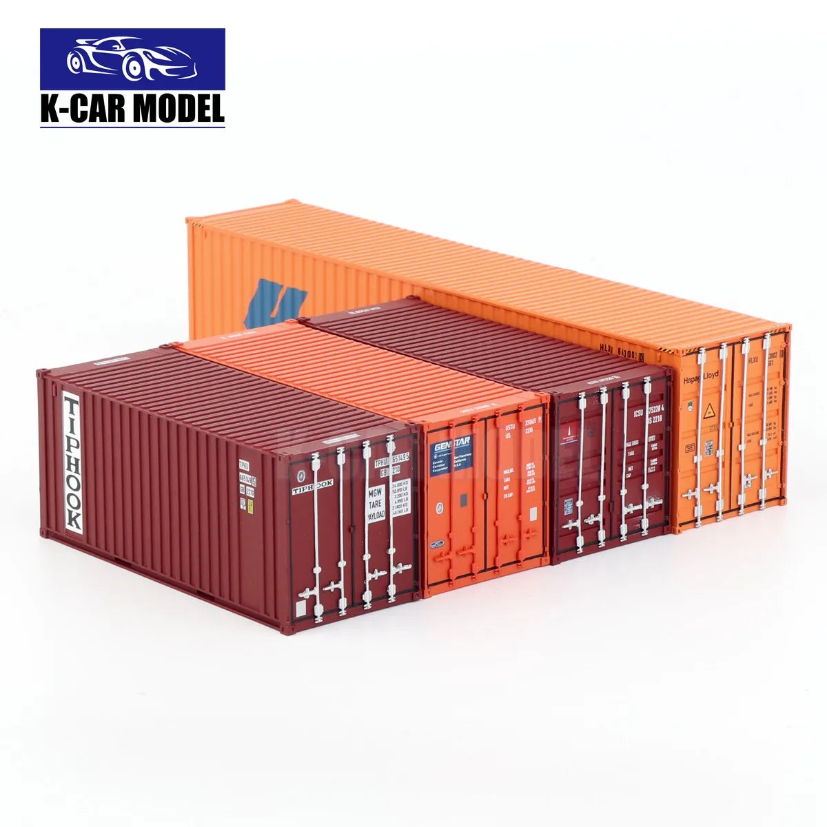 OO Scale 1/76 20ft 40ft Shipping Container Model Railway Cargo Box 20' 40' 1pc