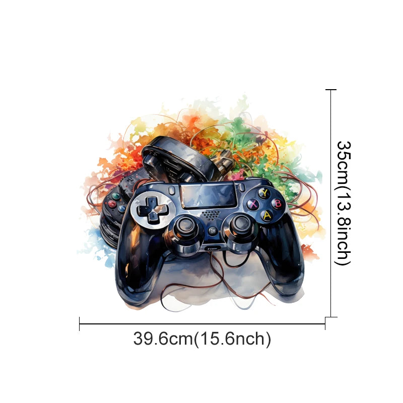 Graffiti Video Game Joystick Wall Decal Playroom Gaming Zone Xbox Gamer Wall Sticker Bedroom Vinyl Home Decor