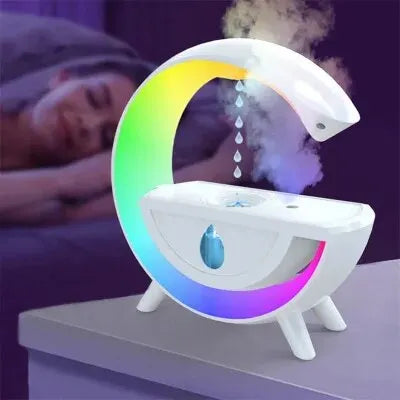 Anti-Gravity Air Humidifier 350ml RGB Night Light Water Droplet Sprayer Creative Home Office Mist Maker Ultrasonic Cool Mist