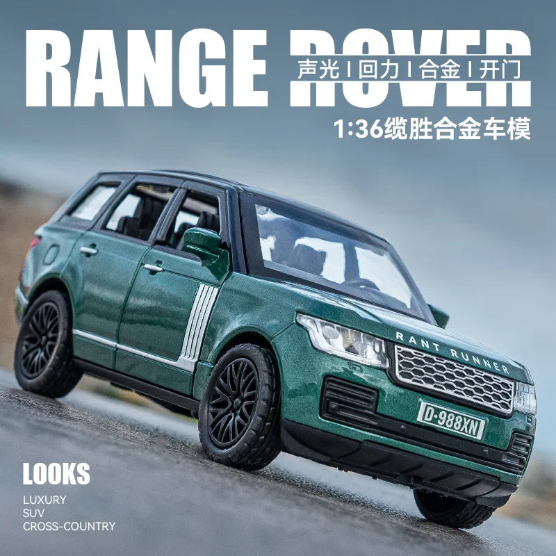 1: 36 Land Rover Range Rover alloy sound-light feedback car model collection children's birthday toy gifts