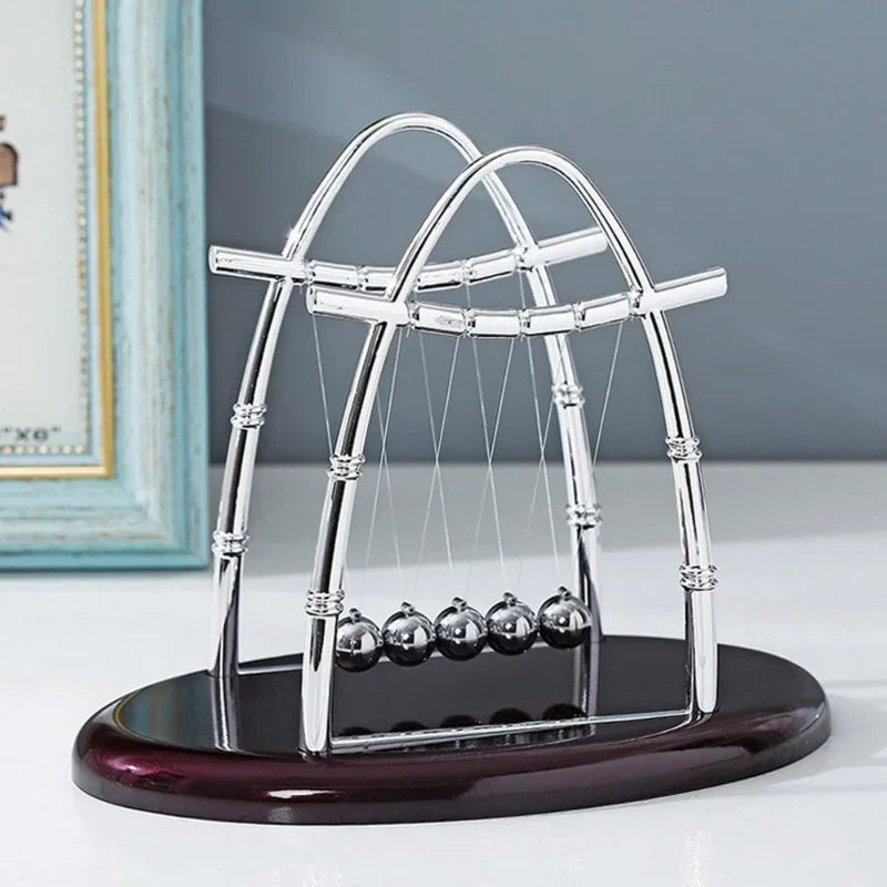 Modern Perpetual Motion Machine Newton's Pendulum Model Newton Cradle Balance Ball Decor Interesting Office Tabletop Home Decor