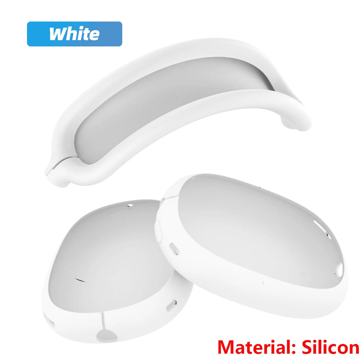 Soft Anti-Scratch Transparent Cover For AirPods Max TPU Wireless Shockproof Headphones Case Protective Sleeve Protector