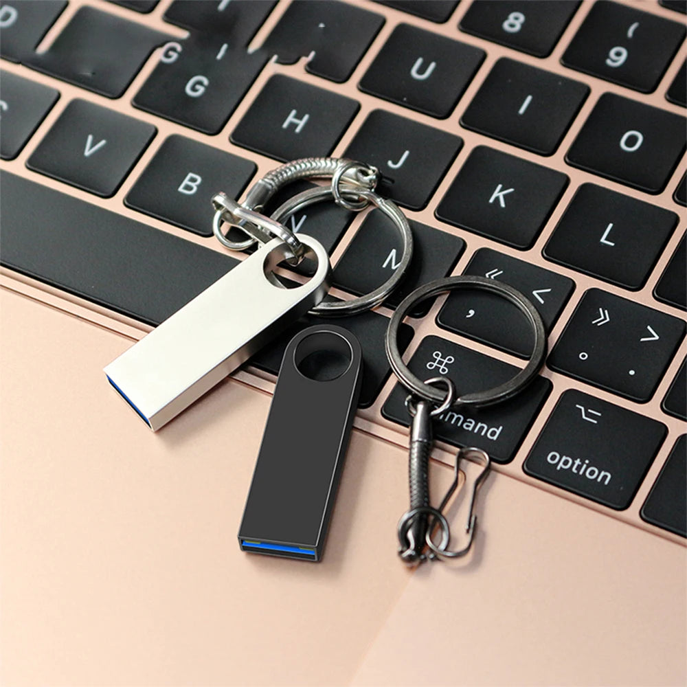 New 2025 Metal Pen Drive 2TB Cle Usb Flash Drives 1TB High Speed Pendrive 512TB 128GB Memoria Usb 3.0 For xiaomi mijia equipment