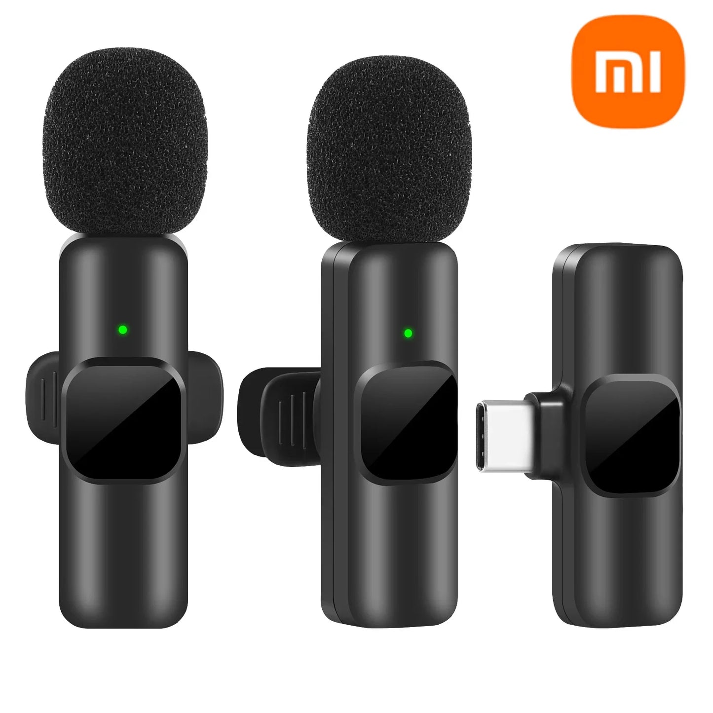 Xiaomi New Wireless Lavalier Microphone Portable Audio Video Recording Mini For Iphone Android Live Broadcast Gaming Phone Mic