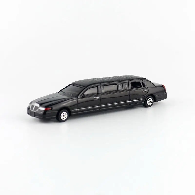 Diecast Metal Toy Vehicle Model Stretch Lincoln Limousine Luxury Educational Car Collection Gift Kid Doors Openabl