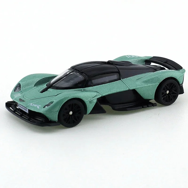 TSC 1/64 Aston Martin Valkyrie Car Alloy Toys Motor Vehicle Diecast Metal Model Kids Xmas Gift Toys for Boys Modified Trolley