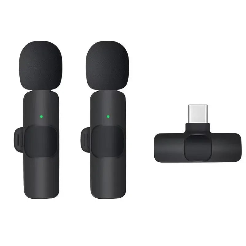 Xiaomi Wireless Lavalier Microphone Portable Audio Video Recording Mini Mic for iPhone Android Live Broadcast Gaming Phone Mic