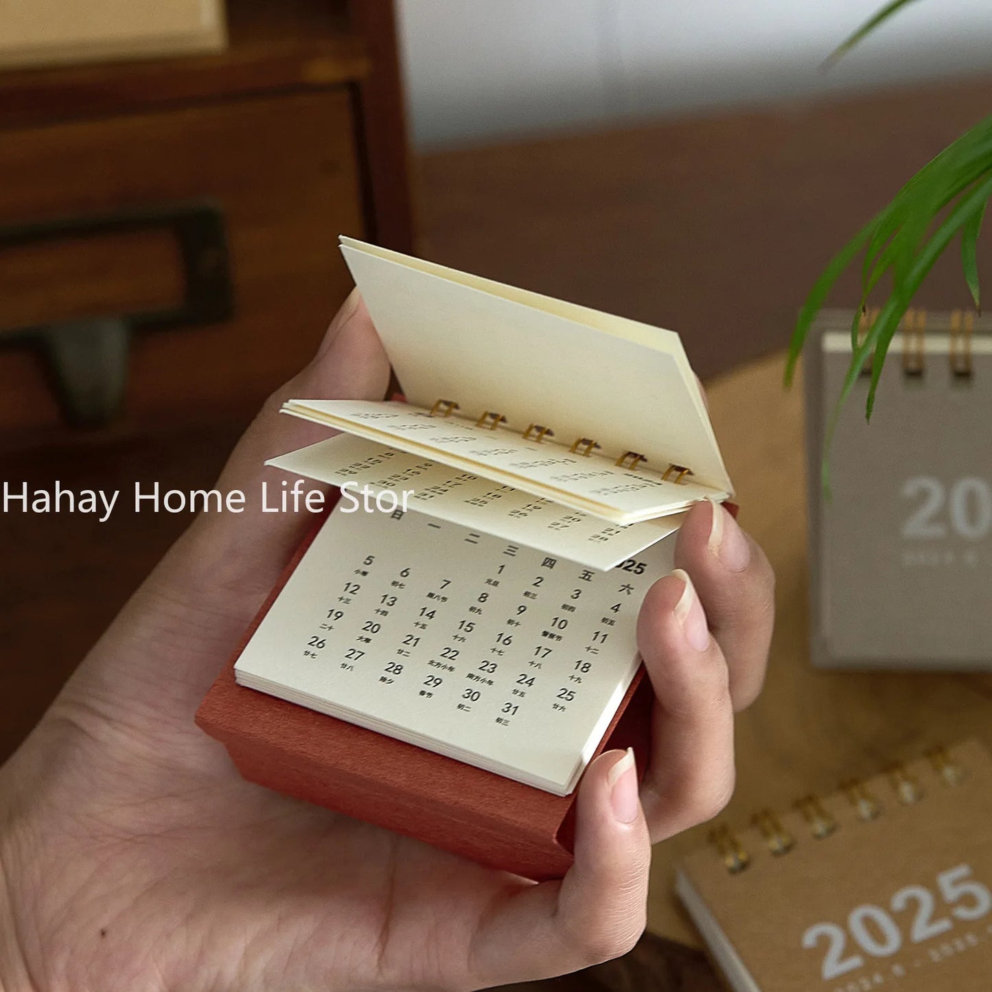 2025 Desk Calendar Kawaii Mini Calendar Books To Do List Daily Monthly Yearly Planner Time Manegement Desk Decorations تقاويم