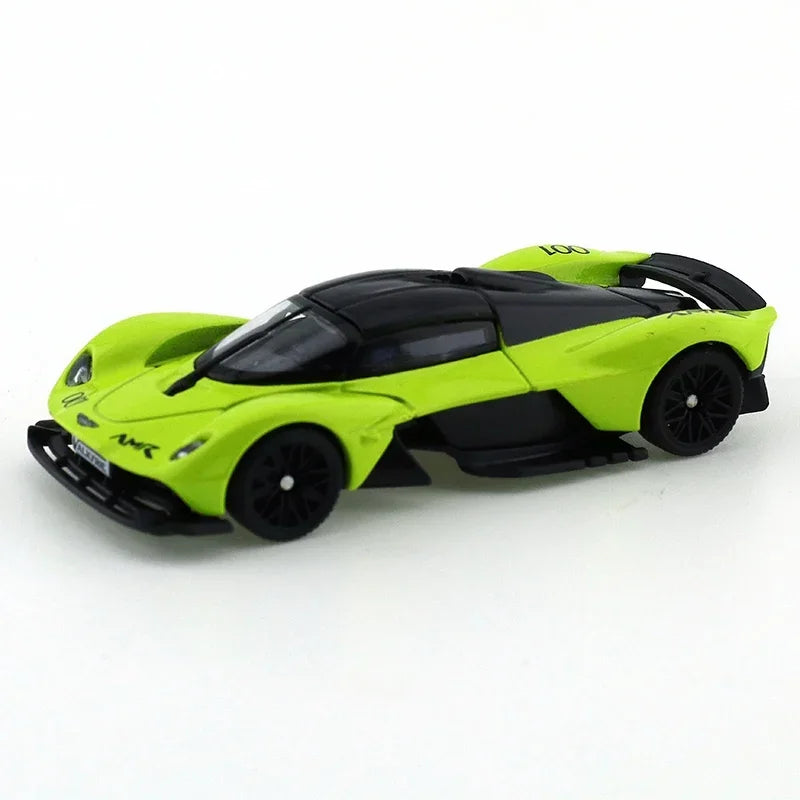 TSC 1/64 Aston Martin Valkyrie Car Alloy Toys Motor Vehicle Diecast Metal Model Kids Xmas Gift Toys for Boys Modified Trolley