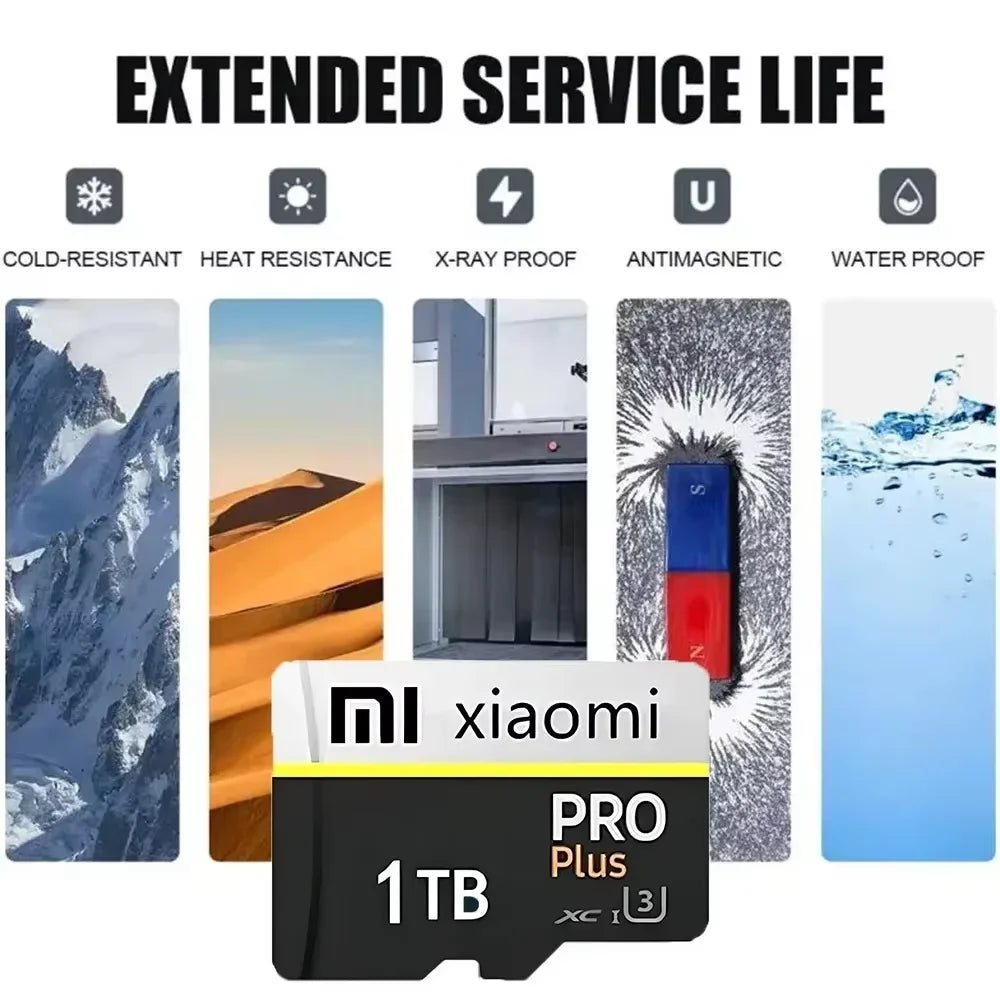 100% Original Xiaomi 2TB 1TB Micro TF Card Mini Memory Card 128GB 512GB Micro Tarjeta SD Card For Nintendo Switch Phone Carte SD