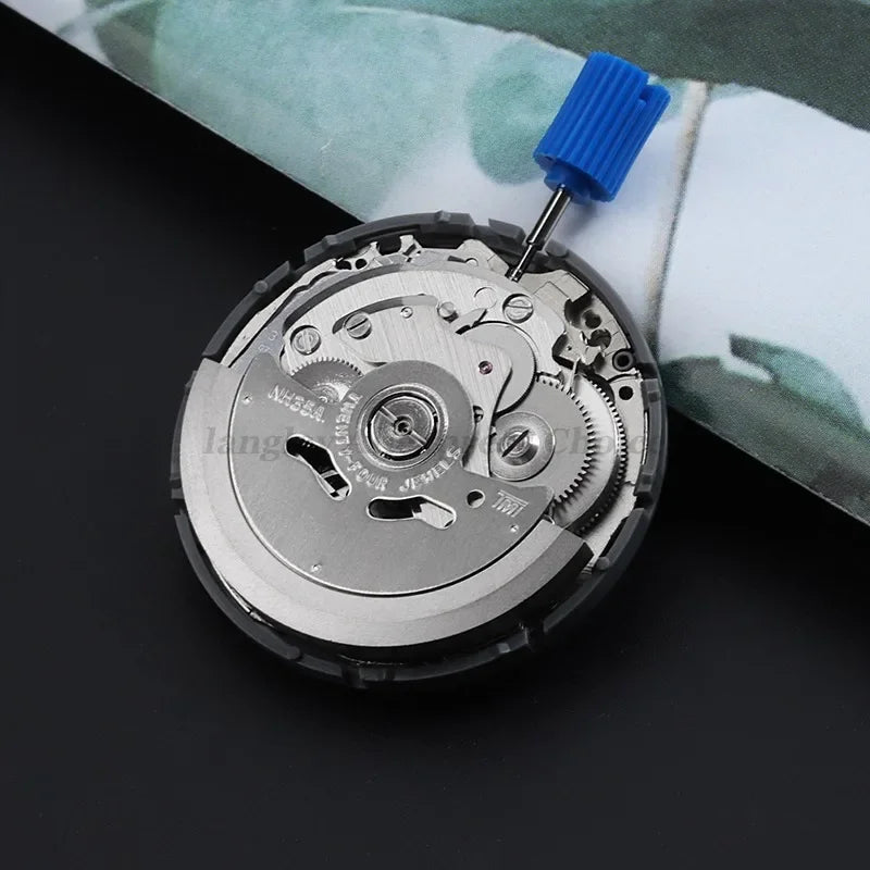 Genuine NH35 Automatic Mechanical Movement High Accuracy 24 Jewels Mod Watch Replacement NH35A Date at 3:00 Watch Accessories