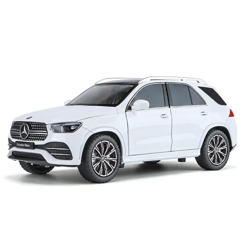 1:24 Mercedes Benz GLE350 alloy off-road car model decorations for children's toys and gifts